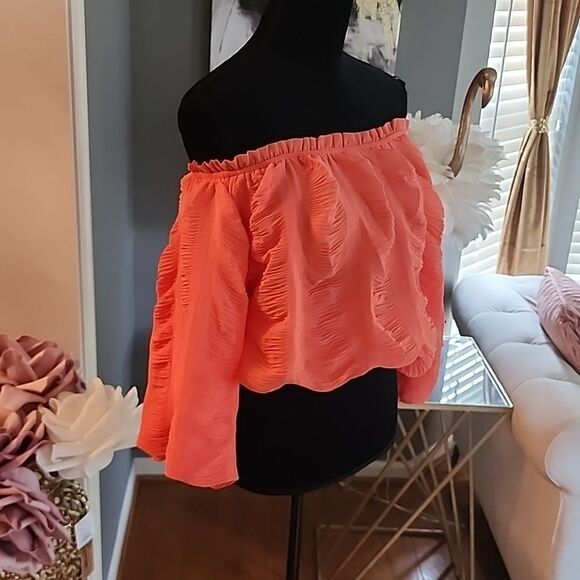 Gracia off the shoulder top sz m - Picture 5 of 7